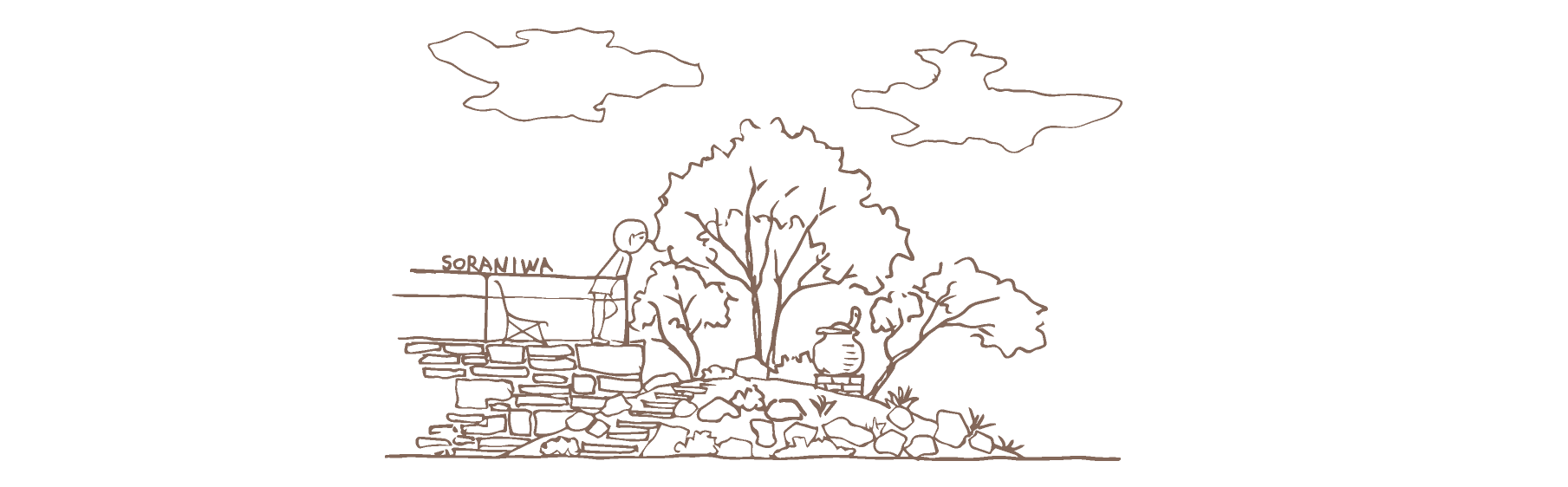 空(そら)のように、いつも暮らしや環境に寄り添う存在でありたい。<br />
        空(そら)のような、すべてをつないでゆく空間を提供したい。